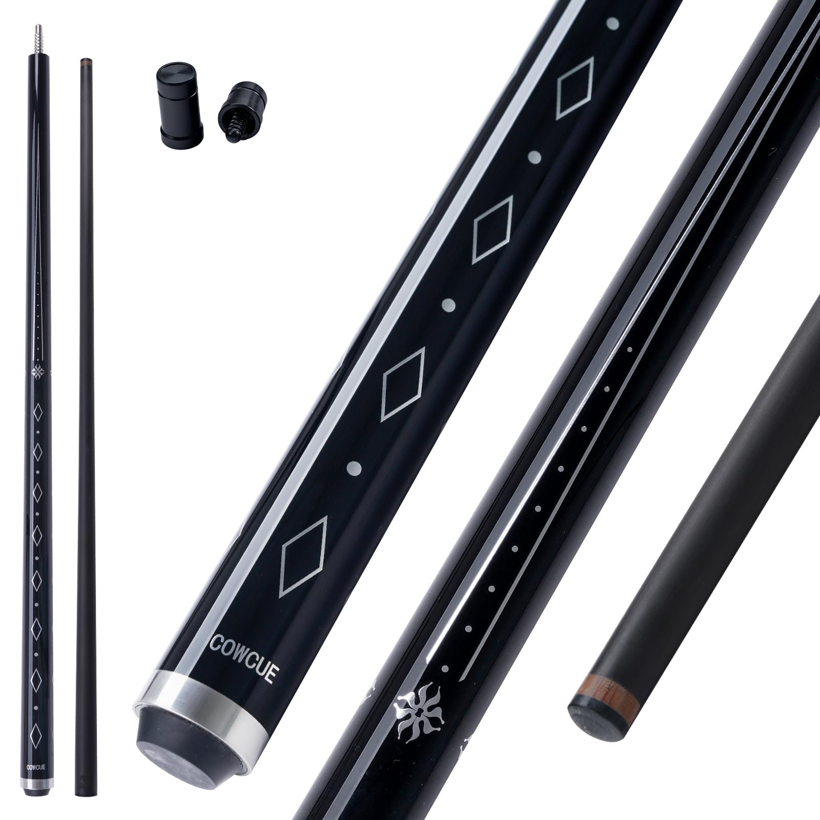 Amazon.co.jp: CRICAL COWCUE カーボンファイバーブレイクキュー、57